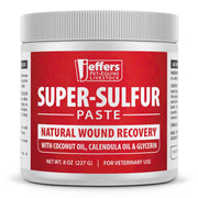 Jeffers Super-Sulfur Skin & Wound Healing Paste for Pets, Horses, & Livestock