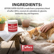 Jeffers Super-Sulfur Skin & Wound Healing Paste for Pets, Horses, & Livestock