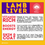 Lamb Liver Dog Food Topper - Freeze Dried - Single Ingredient - Pristine Pet Supply