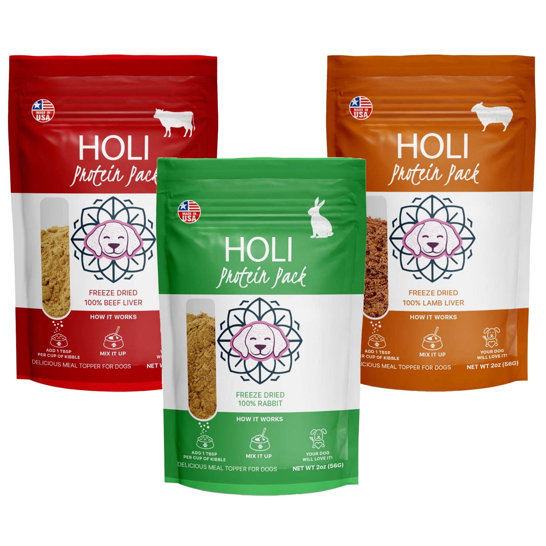 Variety Pack Dog Food Toppers - Land Lovers - Pristine Pet Supply
