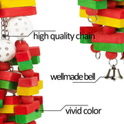 Large Parrot Chew Toy 22” for Macaws, African Grey, Cockatoo & Amazon Birds