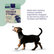 Moe's Healthy Pets Chicken & Waffles Soft-Baked Dog Treats
