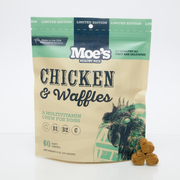 Moe's Healthy Pets Chicken & Waffles Soft-Baked Dog Treats