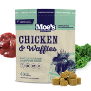 Moe's Healthy Pets Chicken & Waffles Soft-Baked Dog Treats
