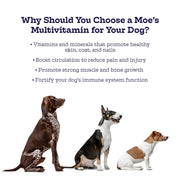 Moe's Healthy Pets Multi-Plus Multivitamin Soft Chews for Dogs