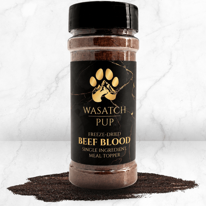 Wasatch Pup Freeze-Dried Beef Blood – Meal Topper