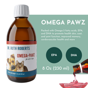 Dr. Ruth Roberts Omega Pawz Liquid Omega-3 Fish Oil for Dogs & Cats