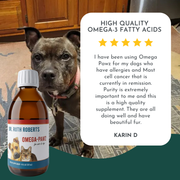 Dr. Ruth Roberts Omega Pawz Liquid Omega-3 Fish Oil for Dogs & Cats