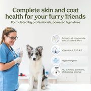 PAWFUME Deshedding Dog Shampoo & Conditioner – Probiotic Detangling Formula