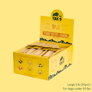 Yak9 Chews Peanut Butter Banana Chews for Dogs