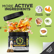 Googipet 10-in-1 Multivitamin Chews for Dogs – Chicken, 90 Count