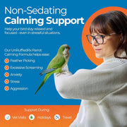 Parrot Calming Supplement Unruffledrx Bird Stress Relief Non Sedating 150 Servings
