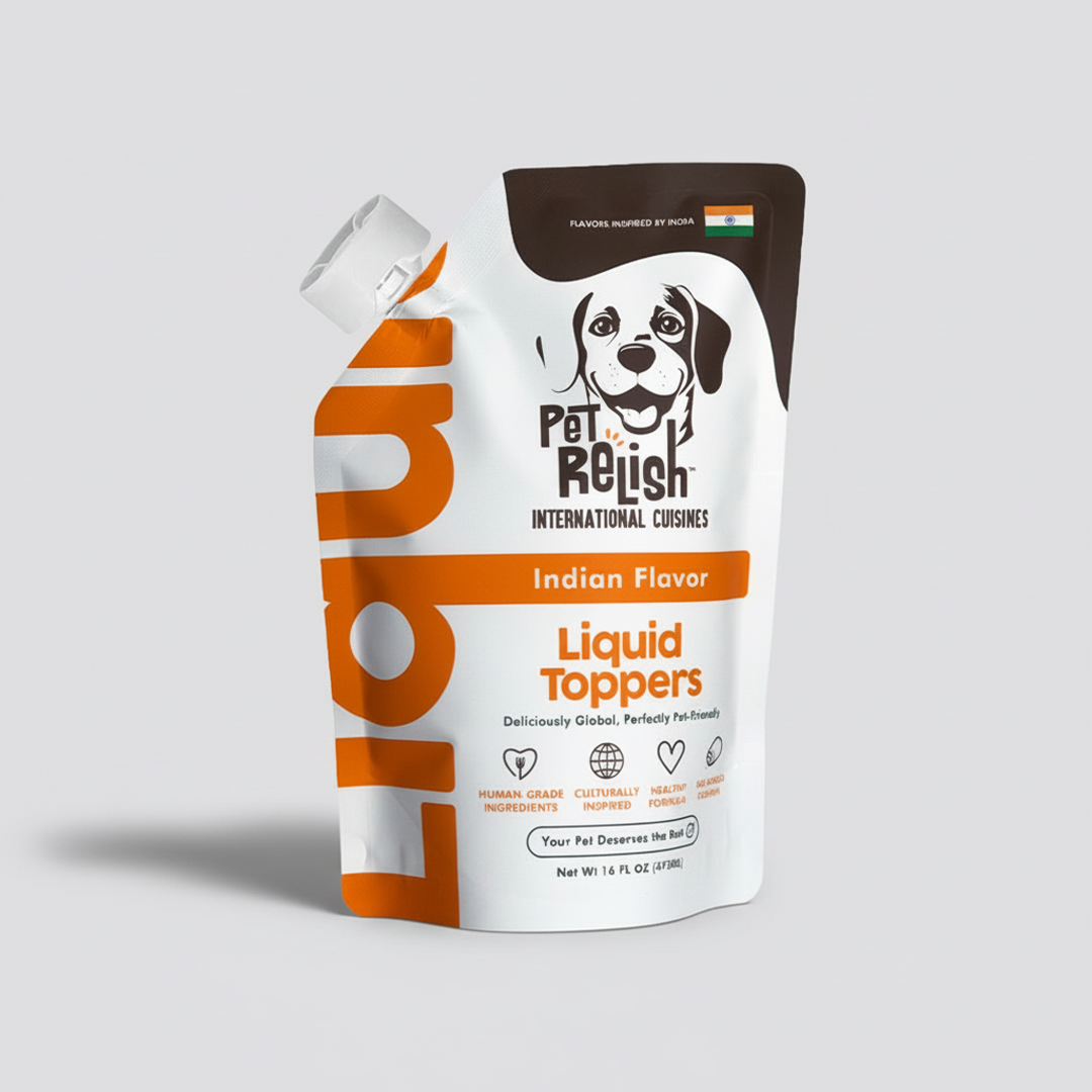 Pet Relish Indian Flavor Liquid Dog Food Topper
