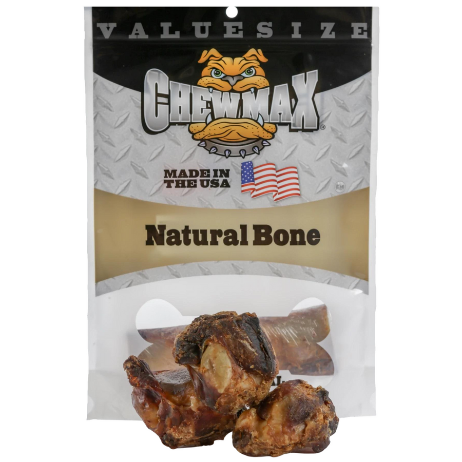 ChewMax 5-Count Beef Knee Cap Dog Bones