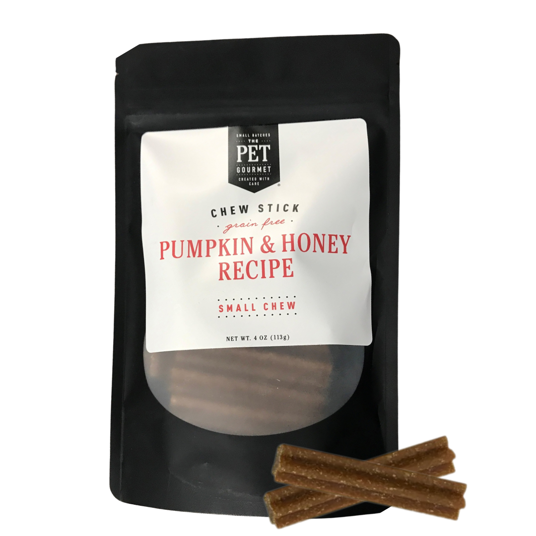 The Pet Gourmet Small Pumpkin & Honey Gourmet Chew Sticks, 4 oz