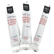 The Pet Gourmet Pumpkin & Honey Gourmet Chew Sticks for Dogs