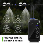 Reptile Humidifier Mini Auto Misting System Rainforest Spray Nozzles