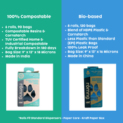 bio-based dog poop bags - Pristine Pet Supply