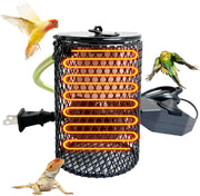 Reptile & Bird Cage Ceramic Heat Lamp 0-100W Guard No Light Emitter