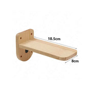 Wall-Mounted Cat Climbing Rope & Wood Platforms
