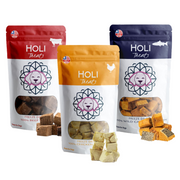 Beef Liver, Wild-Caught Salmon, Chicken Breast - Treat Variety Pack - - Pristine Pet Supply