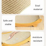 Wooden Cat Scratcher Bed & Lounge