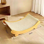 Wooden Cat Scratcher Bed & Lounge