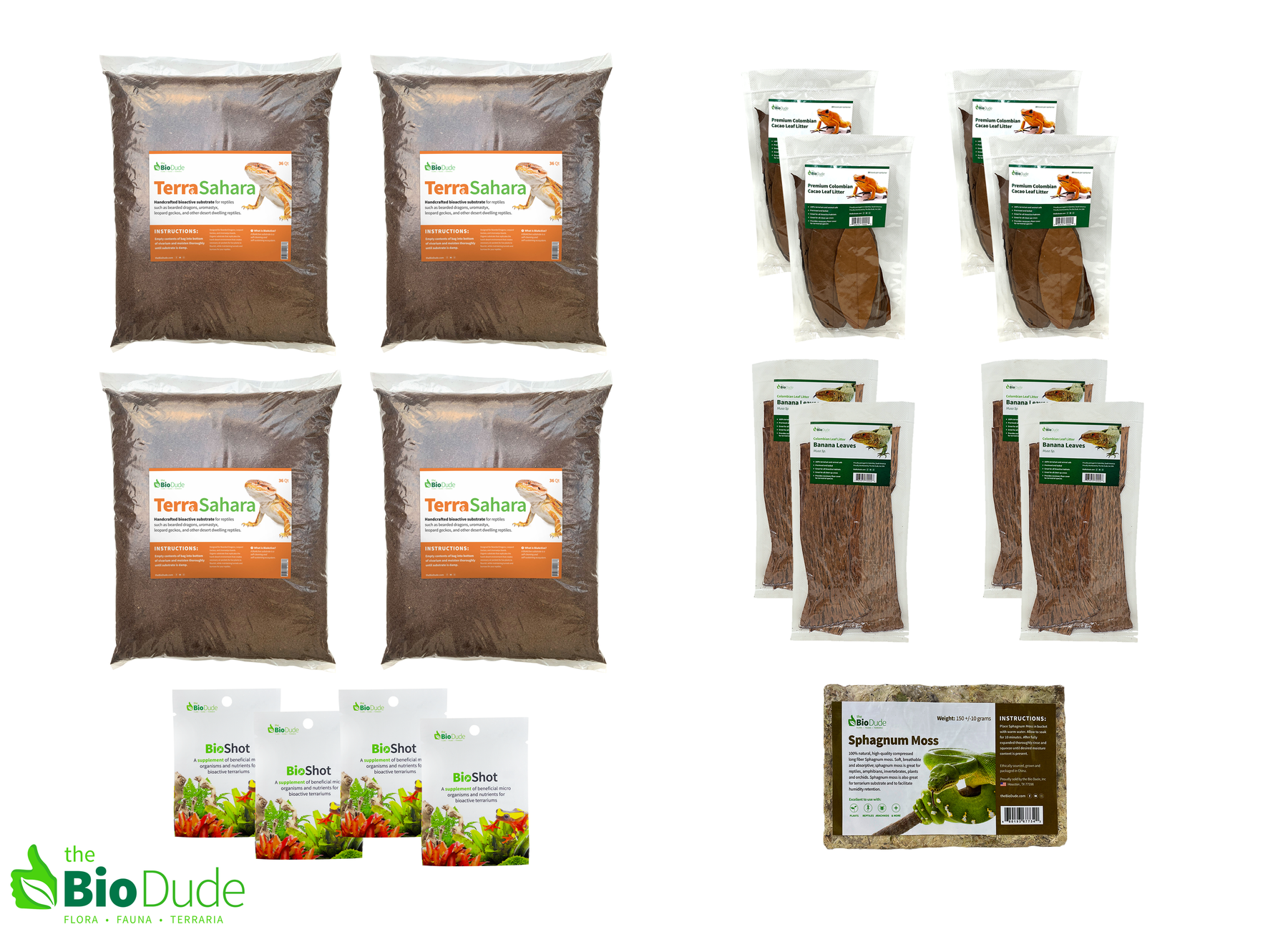 The Bio Dude Terra Sahara Bioactive Reptile Habitat Kit – 4 ft × 2 ft × 2 ft