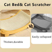 Wooden Cat Scratcher Bed & Lounge