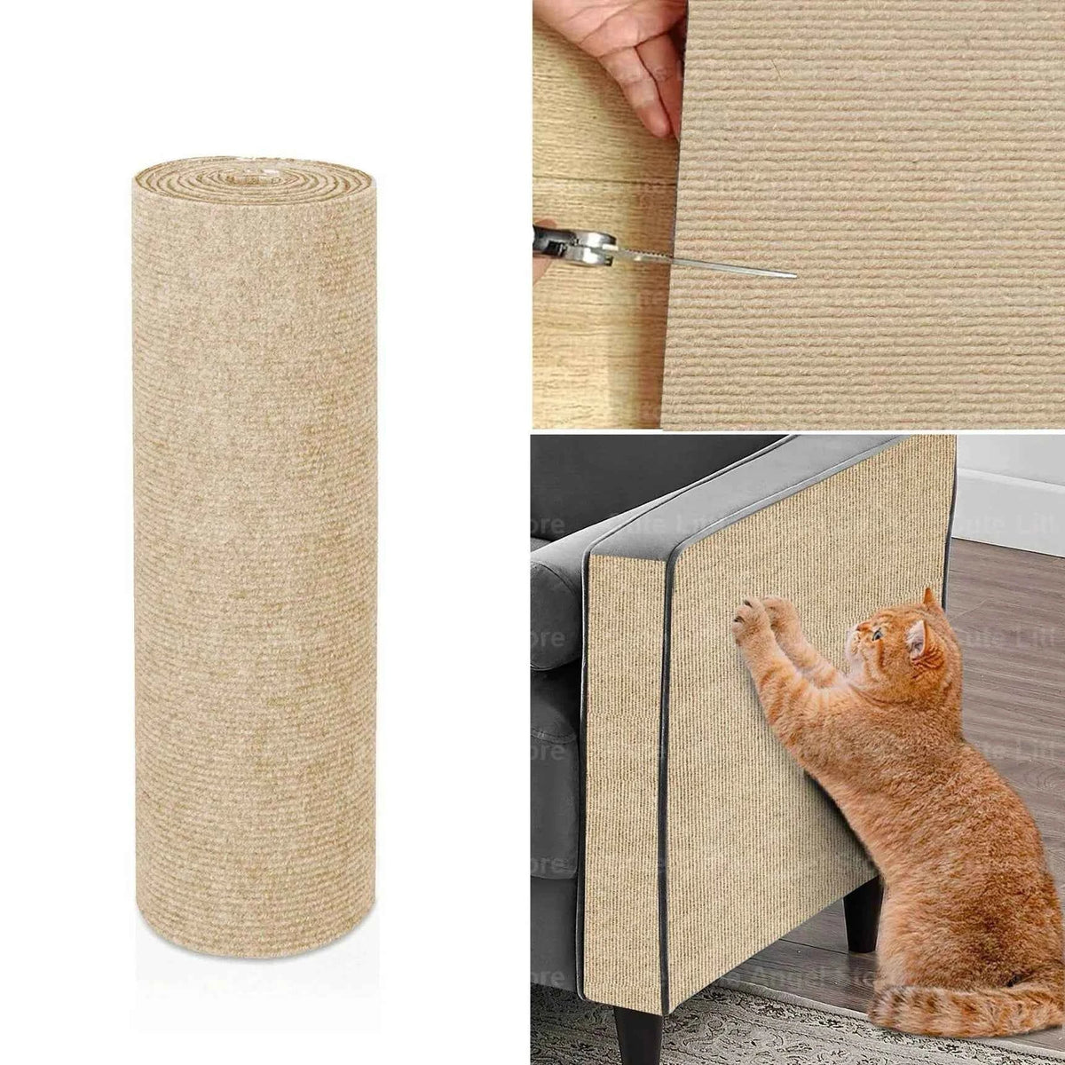 Self-Adhesive Cat Scratcher Sofa Protector Mat