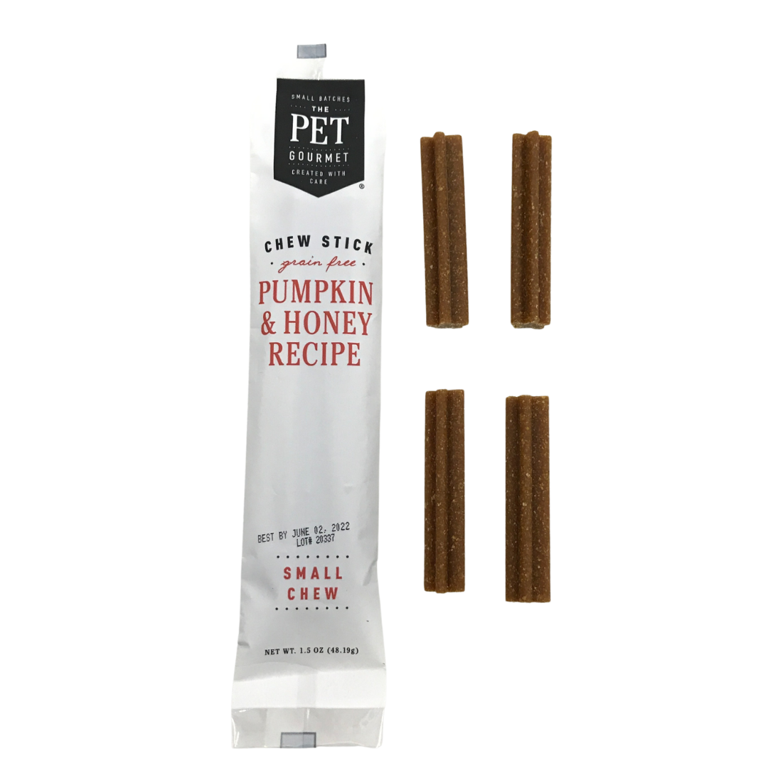 The Pet Gourmet Pumpkin & Honey Gourmet Chew Sticks for Dogs
