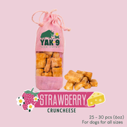 Yak9 Chews Strawberry Yak Cheese Chews for Dogs