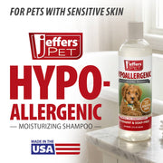 Jeffers Hypoallergenic Moisturizing Pet Shampoo for Sensitive Skin