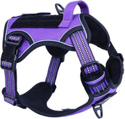 Tactical No-Pull Dog Harness – Reflective Training Vest with Handle