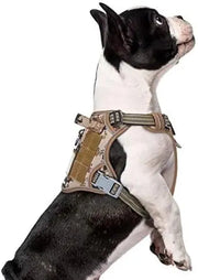 Tactical No-Pull Dog Harness – Reflective Training Vest with Handle