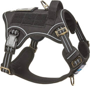 Tactical No-Pull Dog Harness – Reflective Training Vest with Handle
