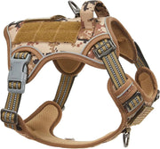Tactical No-Pull Dog Harness – Reflective Training Vest with Handle