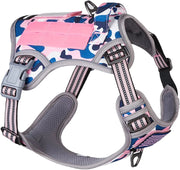 Tactical No-Pull Dog Harness – Reflective Training Vest with Handle