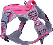 Tactical No-Pull Dog Harness – Reflective Training Vest with Handle