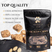 Freeze-Dried Chicken Crisps Dog Treats