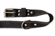 Euro-Dog Pro Line Hunting Leather Collar and Leash Set