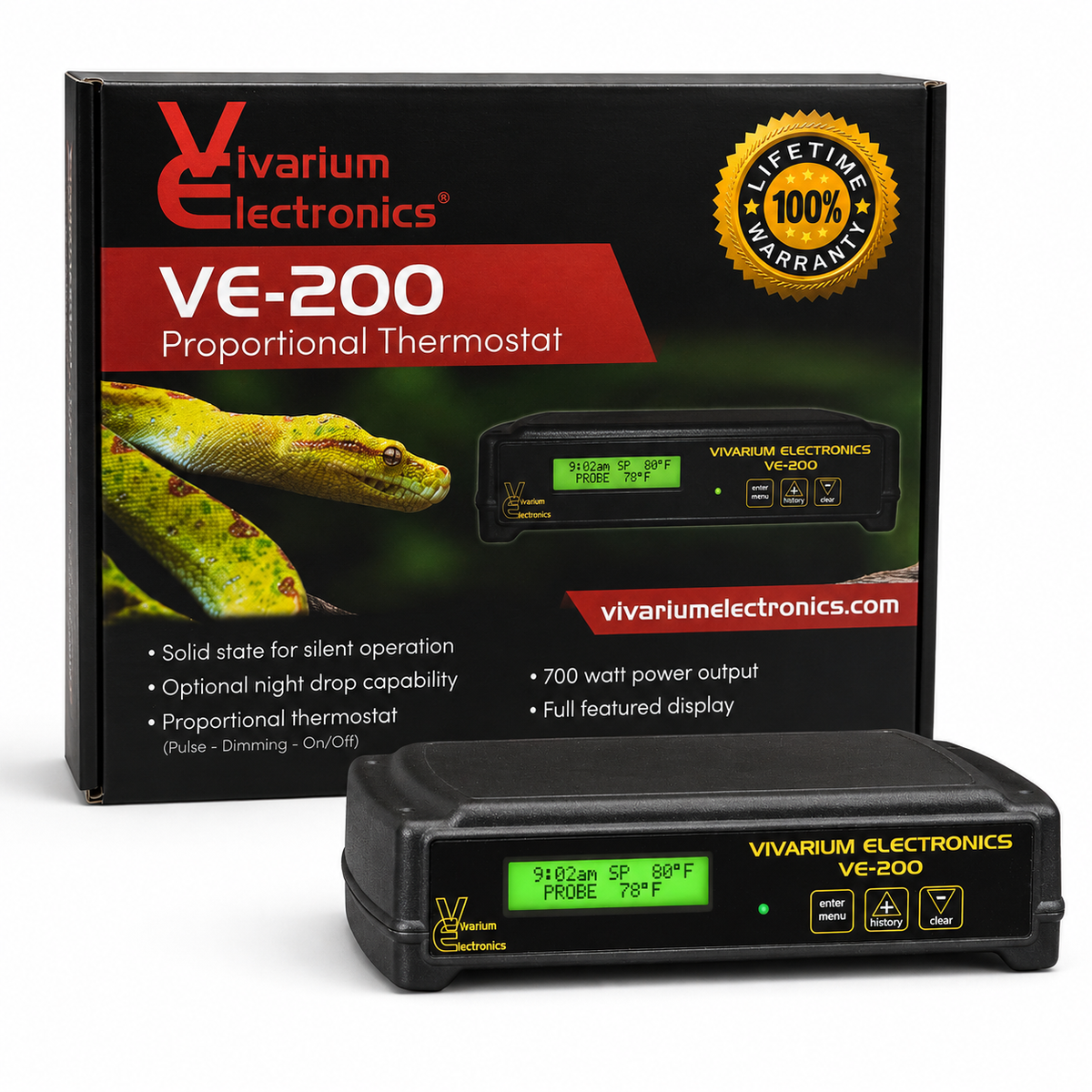 Vivarium Electronics VE200 Proportional Reptile Thermostat