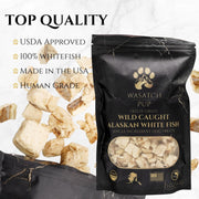 Freeze-Dried Alaskan WhiteFish Dog Treats