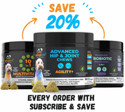 Googipet Agility+ Advanced Hip & Joint Chews for Dogs