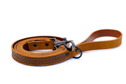 Euro-Dog Celtic Sport Leather Collar and Leash Set