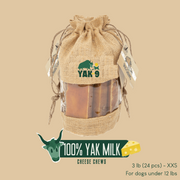 Yak9 Chews 100% Yak Milk Chews for Dogs