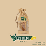 Yak9 Chews 100% Yak Milk Chews for Dogs