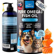 Omega 3-6-9 Fish Oil for Dogs & Cats – Salmon & Pollock