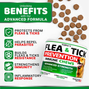 Yuma's Flea & Tick Chews for Dogs 170 Count Oral All Breeds & Ages