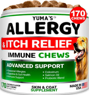 Dog Allergy Relief Chews 170 Count Itchy Skin Relief
